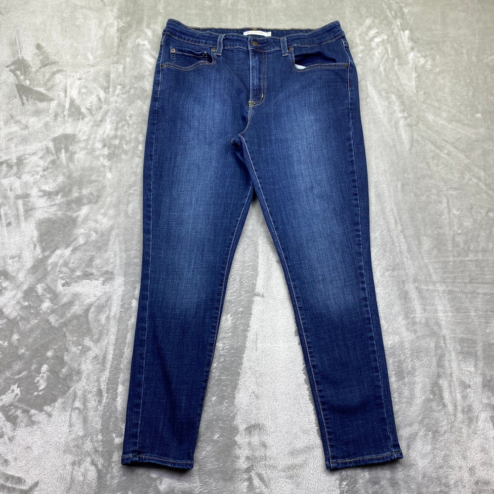 Levi's 721 High Rise Skinny Jeans Women's Sz 32 Fits 31" Medium Wash Denim
